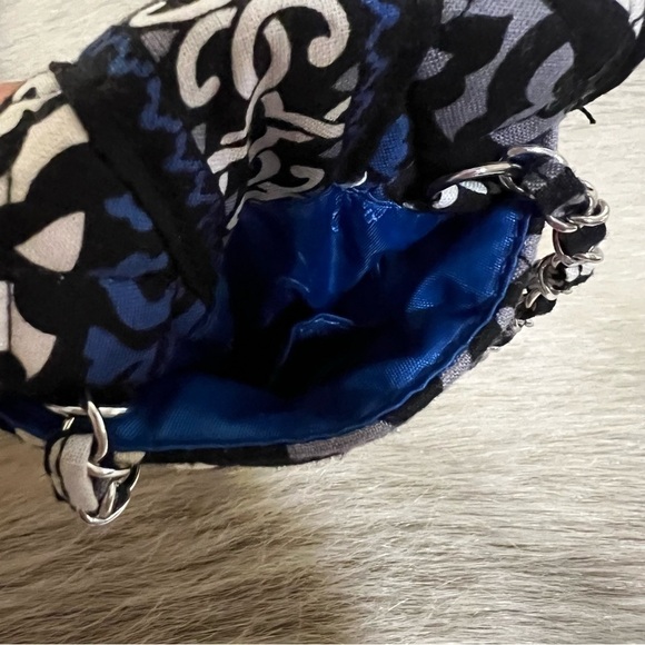 VERA BRADLEY Canterberry Cobalt Mini Cellphone Crossbody Chainlink Strap 2013 - Picture 6 of 14
